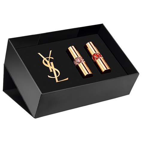 ysl lipstick box with key|yves saint laurent lipstick set.